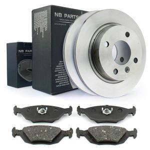 Kit Frein Arrière Renault Megane III : 2 Disques + 4 Plaquettes + Roulements D'Origine - Neuf