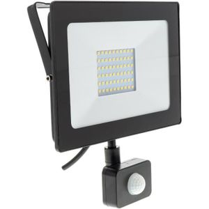 2 Projecteurs LED 100W VRTOGTHE - Détecteur Mouvement - 10000LM - IP67 - Blanc Froid 7000K - Pour Extérieur