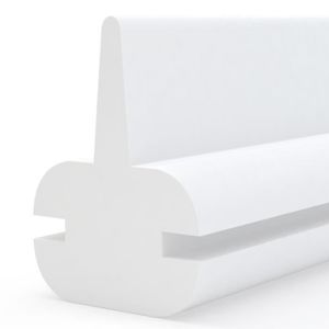 STEIGNER Joint de douche 70cm SDD02 joint en silicone pour la protection contre les fuites deau T-14 transparent