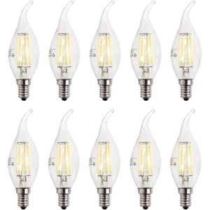 AMPOULE - LED Pack de 10 ampoules LED Edison E14 C35 ampoules à 