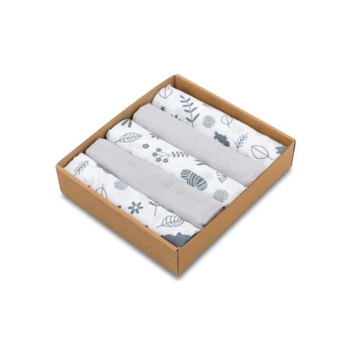 YOOFOSS Lange Bébé Coton de Mousseline Carrés Doux Super Soft pour Peaux  Sensibles pour Nouveauxnés (35x50cm 4 Couches) - Cdiscount Puériculture &  Eveil bébé