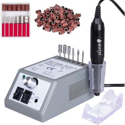 Ponceuse Pour Ongles Electrique Professionnelle Outils De Polissage Limer Les Ongle Avec 100 Bagues De Poncages Fournies Gris Achat Vente Coupe Ongle Bebe Cdiscount