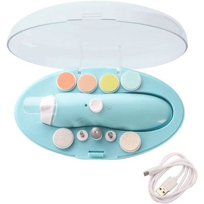 HABNI 9 Pièces Lime Ongle Bebe Lime À Ongles Électrique Pour
