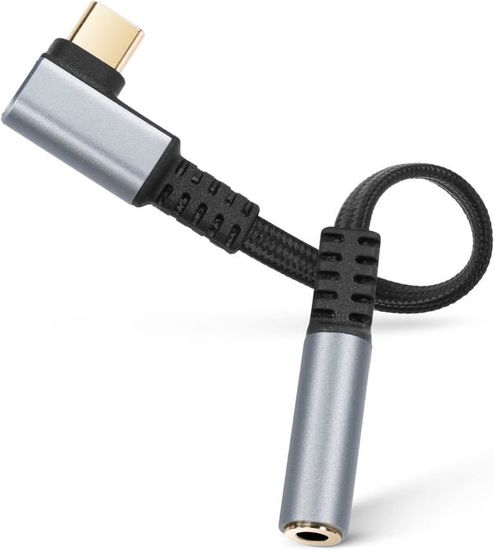 Adaptateur USB-C Vers Jack 3.5 Mm 3 En 1 – Charge Rapide PD 30W + OTG – Compatible IPhone 15, IPad Et Android