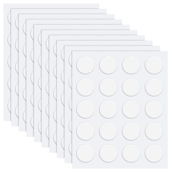 1000 Pièces Points Adhésifs Double Face Transparents, Ballons Ruban Adhésif Autocollants Points