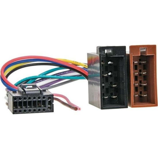 Câble adaptateur faisceau ISO 16 pin pour autoradio JVC