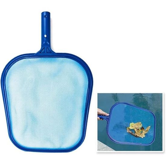 Lot De 2 Crochets De Poteau De Piscine Larges En Aluminium Bleu Avec Vis Pour Piscines Poteau Telescopique Ecumoire 90374906