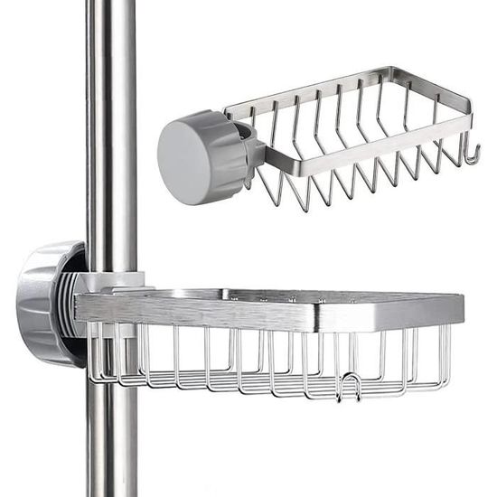 Aoipend Plateau à savon en bois pour comptoir de cuisine, salle de bain