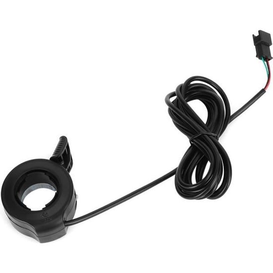 Accélérateur De Pouce Pour Vélo Électrique/Scooter - Main Gauche - Câble 1.8m - Contrôle De Vitesse
