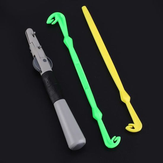 OriGlam Outil de nouage Rapide de nœuds de pêche, Outil de nouage de nœuds pour hameçons de pêche sur bâtons de pêche pour Eau salée et Eau Douce OriGlam Outil de nouage Rapide de nœuds de pêche, Outil de nouage de nœuds pour hameçons de pêche sur bâtons de pêche pour Eau salée et Eau Douce