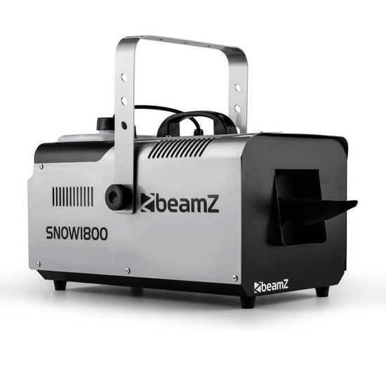 BeamZ Snow 1800 Machine à Neige, 1800W, réservoir 2,5L avec Cdiscount TV Son Photo