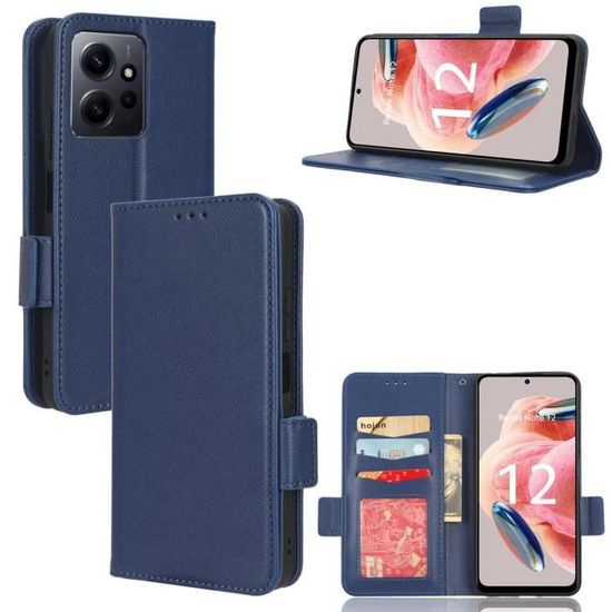 Housse Portefeuille Magnétique Pour Xiaomi Redmi Note 14 4G - Protection Complète Avec Rangement Cartes Et Charge Sans Fil