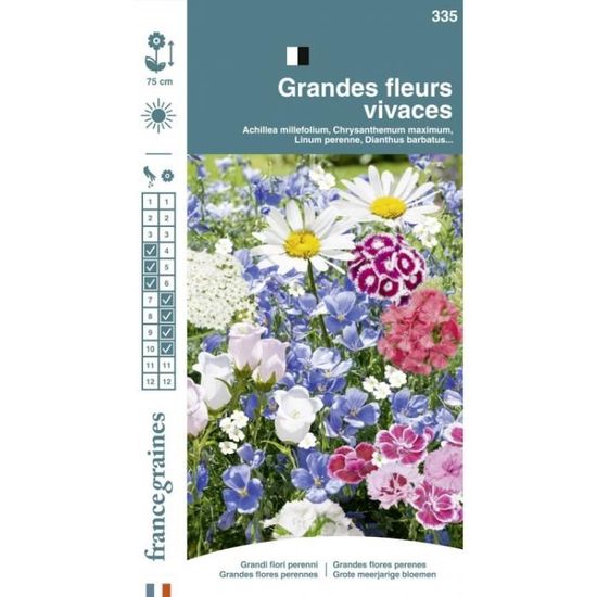 France Graines - Mélange Fleurs Vivaces Grandes