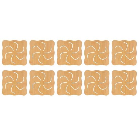 BCOATH 100 Manchons Papier Kraft Pour Gobelets – Anti-Brûlure Isolants – Manches Tasses Café Thé – Idéal Événements Et Usage Quotidien