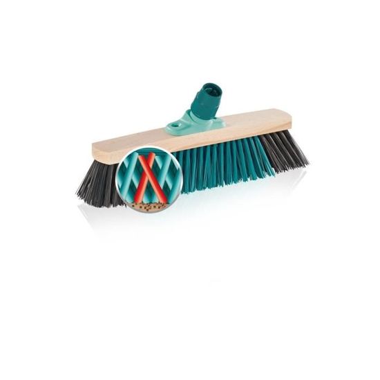 Leifheit Tête De Balai Multifonction Xtra Clean 40 Cm - Technologie Click-System, Balai Fibres Synthétiques Pour Sols Parfaits