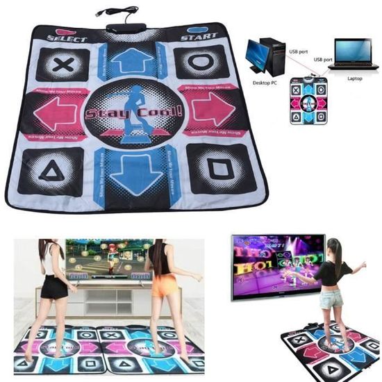 Danse Step Dance Mat Tapis de Pads Pour PC USB Tapis de Danse Anti