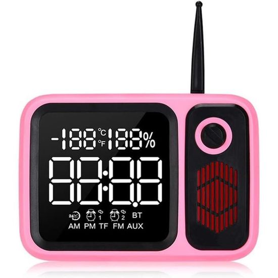 Téléviseur portable noir avec radio isolated on white Photo Stock - Alamy Téléviseur portable noir avec radio isolated on white Photo Stock - Alamy