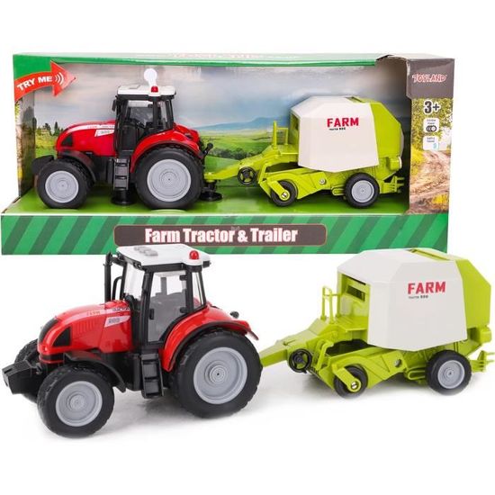 Battat - Tracteur d'agriculture amusant - Sons et lumières - Préscolaire Battat - Tracteur d'agriculture amusant - Sons et lumières - Préscolaire