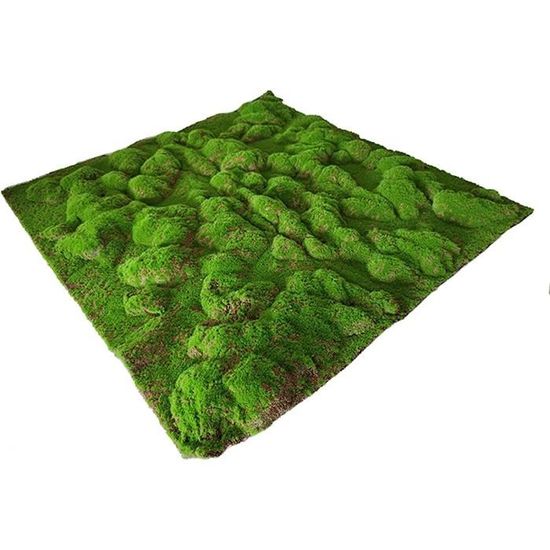 Mousse Artificielle Pour Décoration - 100 G (Vert Foncé Et Clair) - Pour Terrarium, DIY, Décoration Maison