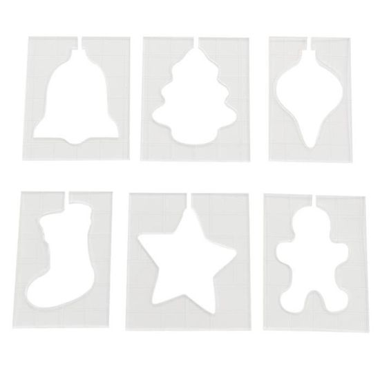 Ensemble De Règles Et Gabarits Pour Quilting Free Motion - Idéal Couture Et Patchwork