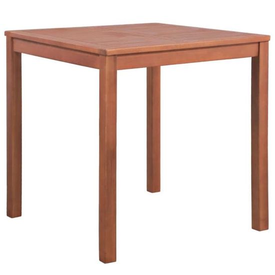 VidaXL Table de jardin 80x80x74 cm Bois d'acacia massif  Cdiscount Maison