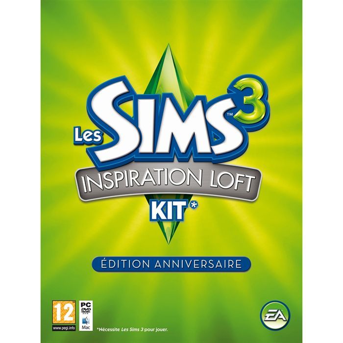 Electronic Arts Les Sims 3 Kit Inspiration Loft Edition Anniversai