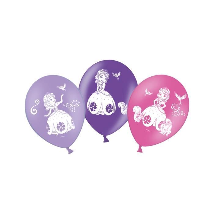 10 Ballons en latex Princesse Sofia