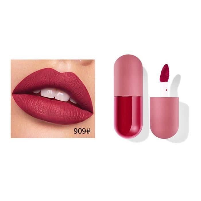 rouge à lèvres Capsule rouge à lèvres imperméable longue durée femmes cadeau maquillage cosmétique de beauté4.5ml XDD91018686J_Ion