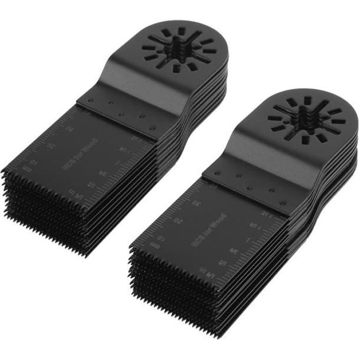20pcs Lames de scie oscillant multifonctionnel pour réparer la coupe 34mm
