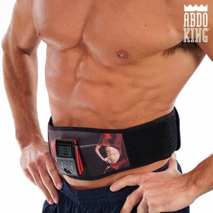 Ceinture d'électrostimulation pour ventre abdos Fitness King