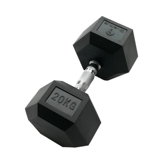 SVELTUS - Haltère hexagonale 20 kg x1