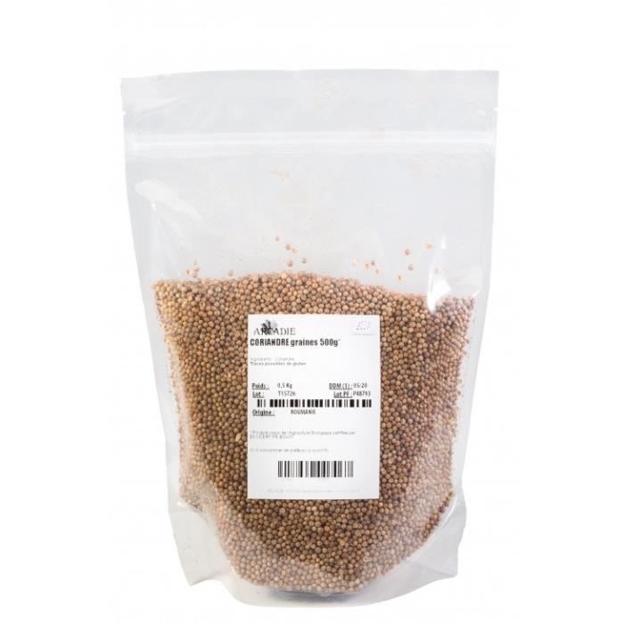 Coriandre graines 500gr - Cook
