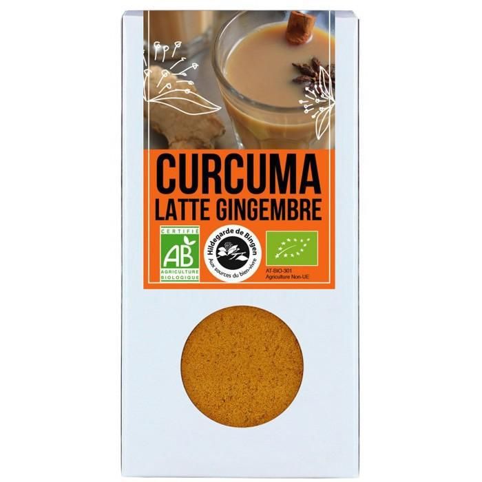 Latte au Curcuma et Gingembre en poudre bio - 60 g