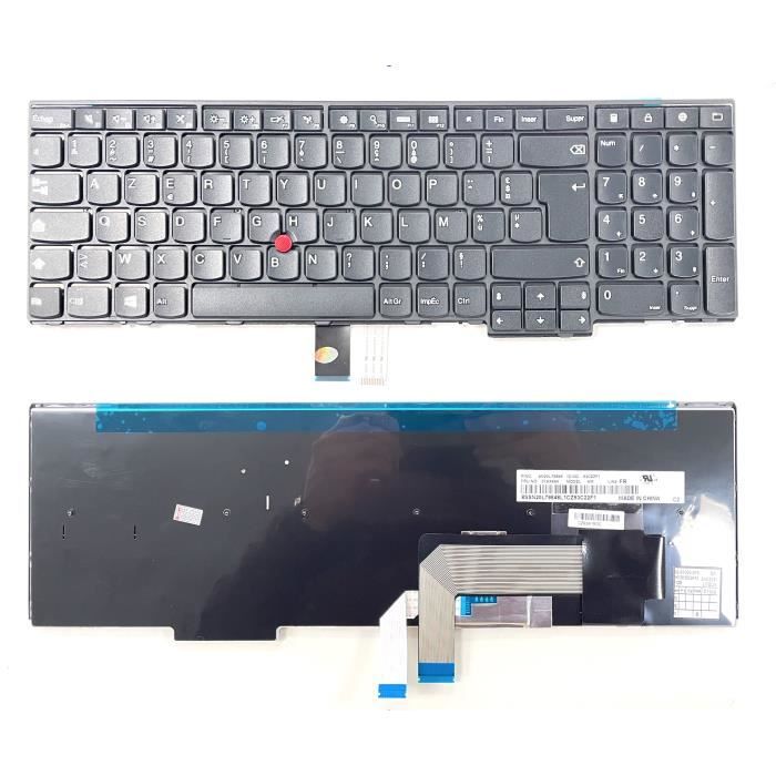 Clavier Lenovo Thinkpad T540 T540P T550 T560 P50s Noir Français Azerty