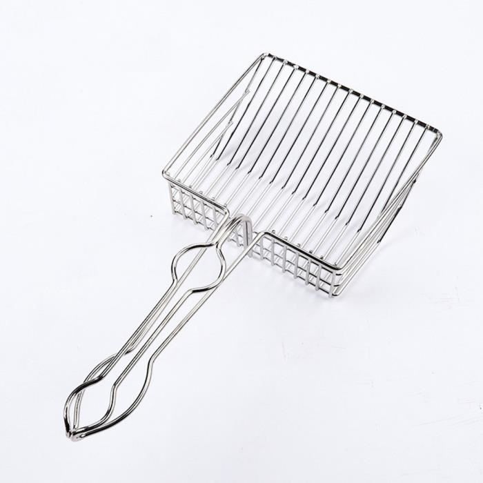 Toilettage Hygiène,Pelle à litière de chat en métal,Creuse,Scooper de toilettes pour animaux de compagnie avec Long manche,pelle #B