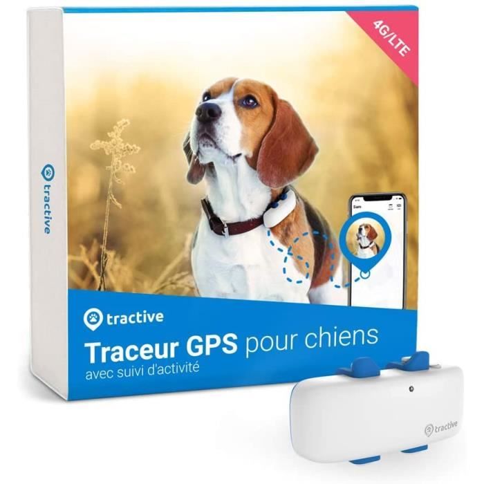 Tractive Traceur GPS Chien (2021) pour Collier Chien, Ne Perdez Plus Votre Chien, Suivi GPS et d'Activité 24 h-24