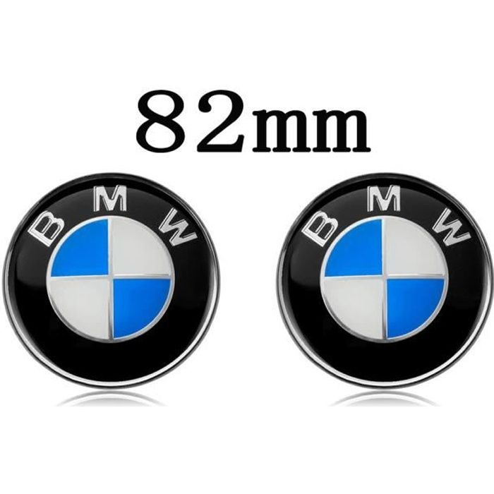 Bleu Blanc Qualité Supérieure Bmw Emblème Logo Pour Coffre Et Capot 82mm Et 82mm