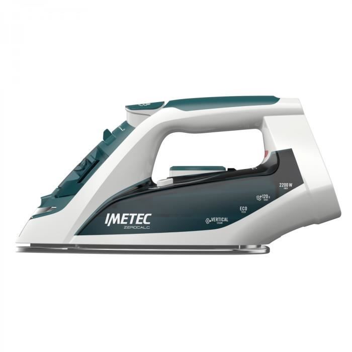 Imetec ZeroCalc Z1 2500, Fer à repasser à sec ou à vapeur, Semelle en acier inoxydable, Bleu, Blanc, 120 g-min, 0,25 L, Intégré