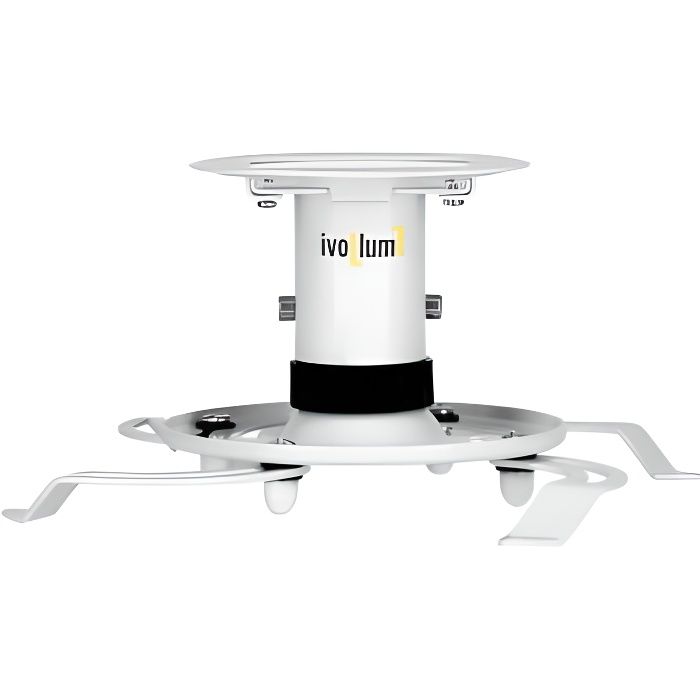 Support pour plafond universel ivolum PDH130 pour vidéoprojecteur - blanc Support pour plafond universel ivolum PDH130 pour