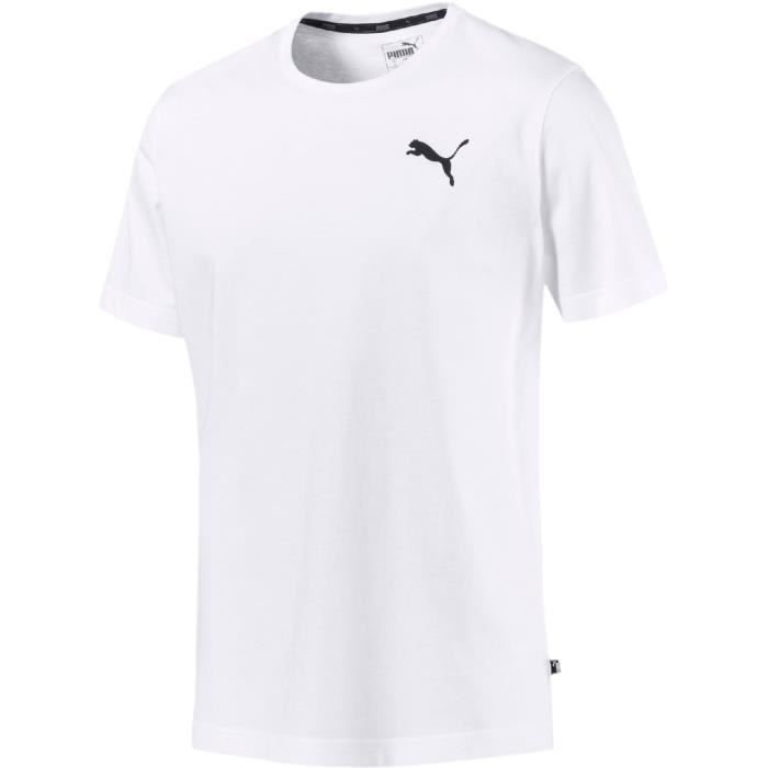T-shirt - PUMA - Logo - Blanc