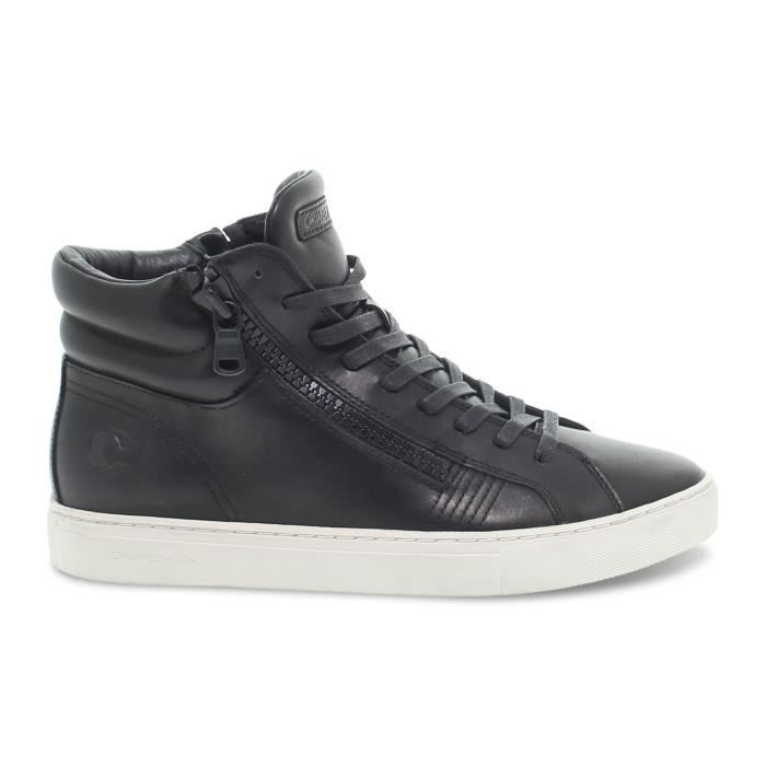 BASKET CRIME LONDON 12622 N en cuir noir Homme