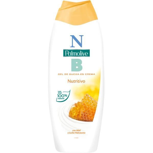 Le Gel Douche Nourrissant Palmolive est enrichi avec du lait hydratant et extraits de miel et d'aloès vera 100% naturel. Sa formule