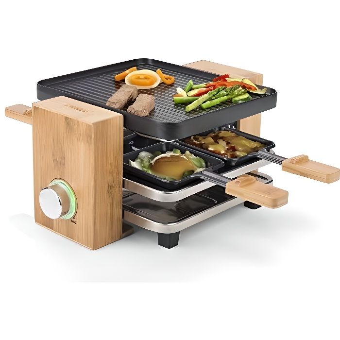 Appareil à raclette multifonction Princess Pure 4 noir - 4 personnes - 700 W