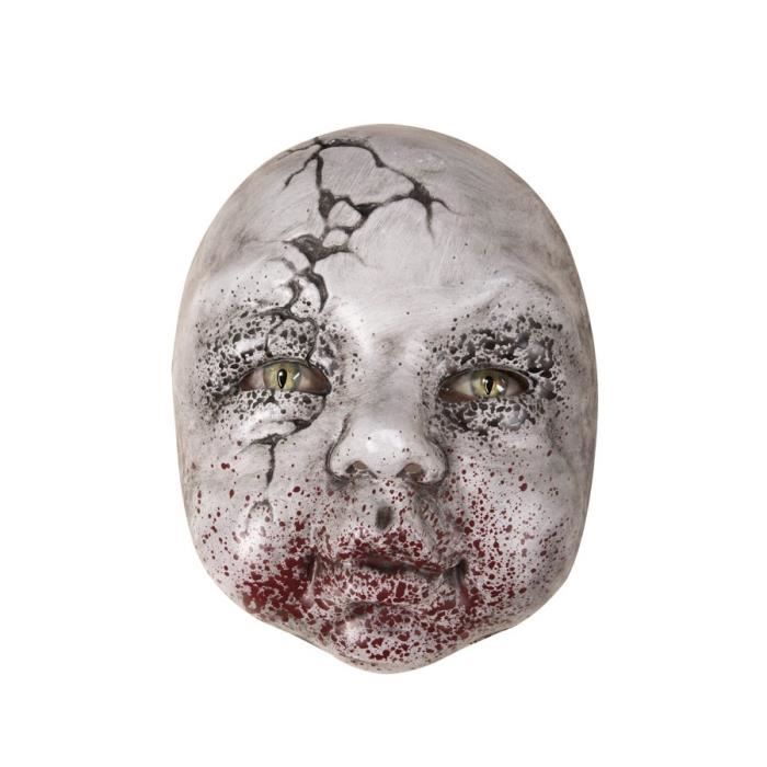 Masque Visage - Accessoire Deguisement Visage - Masque de bébé fantôme adulte