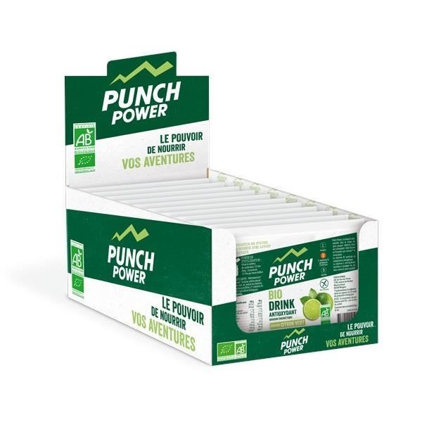 PUNCH POWER Biodrink Citron vert antioxydant - Présentoir 30 sachets