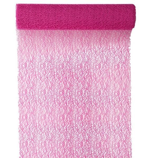 Chemin de table Grace fuchsia (x1) REF/4063