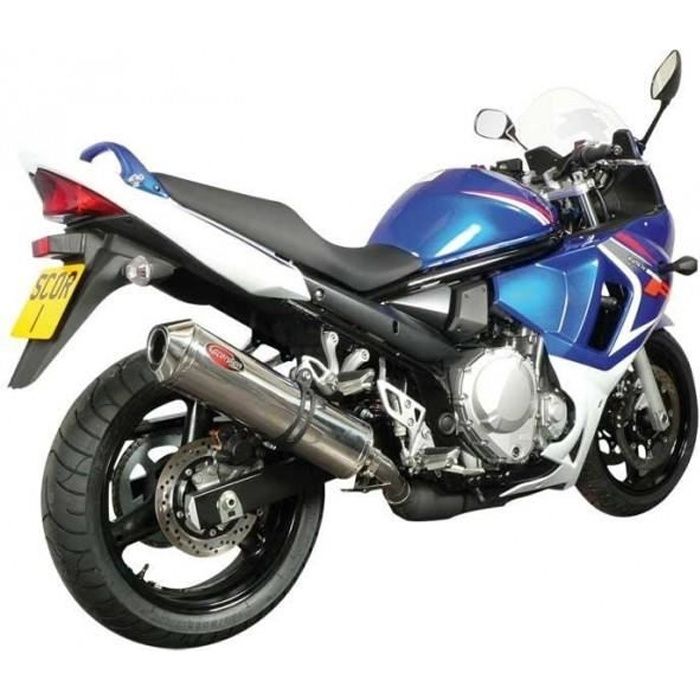 SUZUKI GSF 650-07/16-650 GSXF-08/13-GSF1250 BANDIT-07/14-GSX 1250 FA-08/16-SILENCIEUX ECHAPPEMENT OVALE SCORPION-76309811