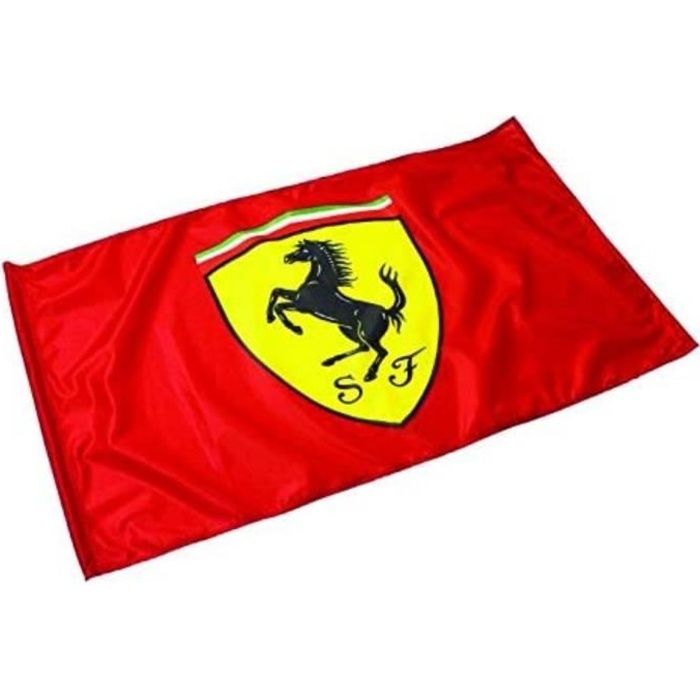 Drapeau Ferrari Scuderia Team Motorsport F1 Officiel Formule 1