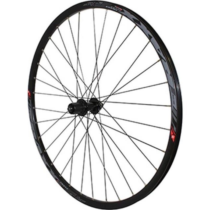 ROUE VTT 29- TRAXX21 DISC ARRIERE NOIR ILLET MOYEU SHIMANO RM66 CENTERLOCK POUR CASSETTE SHIMANO-SRAM 11-10-9V. NOIR RAY. NOIR