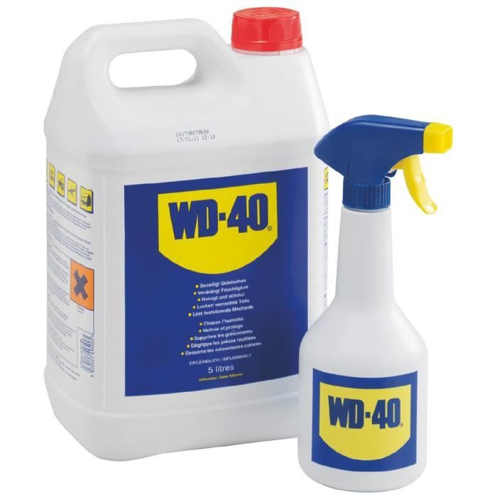 Aérosol et bidon WD 40 Bidon 5l + pulvérisateur